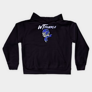 What the Fumble, blue Kids Hoodie